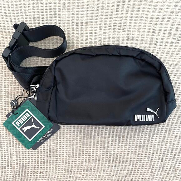 Puma Iconic Waistpack, Crossbody, Fannypack, Black, New With Tags - Picture 1 of 8